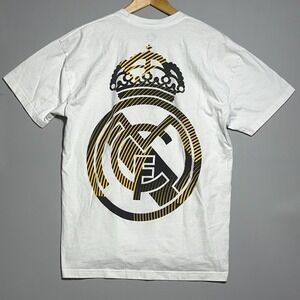 FIFA Club World Cup Real Madrid Graphic T Shirt Mens Size Medium White Soccer